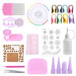 DIY Paper Quilling Tools Kits Strips Craft Rolling Sets for Quilled Creations Beginner with Multi Tools