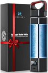 Hydrogen Water Bottle Generator, Up to 10000+ PPB, SPE/PEM Water Ionizer, Leak-Proof, 12 oz Portable Hydrogen Machine with Easy-Carry Handle, Perfect for Gym/Travel/Office, Gifts for Friends/Family