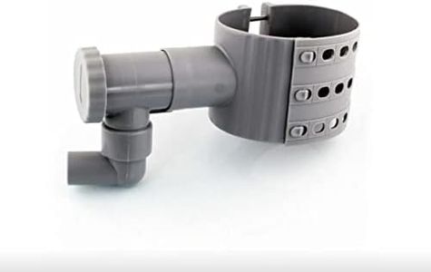 PVC Récupérateur Collecteur Eau de Pluie + scie Cloche pour gouttière de 75 à 100 mm