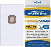 30 Pack VEVA Premium Vacuum Bags Style F Cloth Bag Compatible with Kirby Replacement Type F, Q, 204808 204811 Avalir, Sentria I, II, G10D, Ultimate G, Diamond; G3, G4, G5, G6, G7 Cleaners (Kitchen)