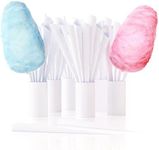 Cotton Candy Express 100-Count Paper Cones for Cotton Candy Making, White