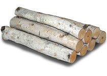 Wilson White Birch Bundle, Wood, 8 logs 1 1/2"-3" diameter x 15.5"-17.5" long