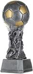 Decade Awards Soccer Team Tower Trophy | Engraved Futbol Award - 9 Inch Tall - Customize Now