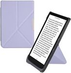 kwmobile Origami Case Compatible with Pocketbook InkPad 3/3 Pro/Color/Vivlio InkPad 3 Case - Slim PU Leather Cover with Stand - Lavender