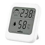 INRIGOROUS Room Thermometer Indoor, Digital Hygrometer Thermometer Temperature Monitor and Humidity Meter Temperature Humidity Gauge for Room Home Office Greenhouse Baby Room Thermometer