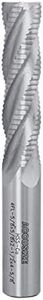 Accusize Industrial Tools 4 Flute M42 8% Cobalt Roughing End Mill, 5/8'' Diameter, 5/8'' Shank Diameter, 2-1/2'' Flute Length, 1002-0580