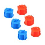 BXIZXD AGM73269501 Washer Water Inlet Valve Filter Screen Replacement for Ken-More L-G Washing Machine 1810261, AP5202486, PS3618281, EAP3618281, 3 Red and 3 Blue Inlet Filters