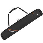 Unigear Ski bag double padded Snowboard bag for 1-2 pairs of skis and poles 165cm Black