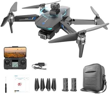 HYTOBP GPS Drones with 4K EIS Camera for Adults Auto Return Resistant to Wind, HYTOBP S189max Brushless Motor Drone 2 Battery 5G Transmission, Follow Me, 4K Drones for Adults Long Range