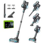 Oraimo Cordless Vacuum Cleaner, 6-in-1 Self-Standing Stick Vacuum,1000ML Powerful Cordless Vacuum with LED Light, 35 Mins Runtime, Cordless Hoover for Hard Floors, Pet Hair