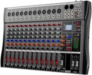 Professional DJ Audio Mixer, 12 Cha