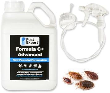 Pest Expert Bed Bug Killer Spray 5Ltr Formula 'C+' Bed Bug Treatment - Fast-Acting & Long-Lasting Control, Professional Strength Approved for Amateur Use - with Free Trigger Hose Sprayer