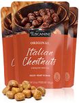 Tuscanini Premium Italian Chestnuts 100g (Pack of 3) | Roasted, Peeled & Ready to Eat | Great Source of Fiber & Antioxidants | Product of Italy | Certified Kosher