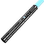 Lorsaberus Lightsaber, Metal Hilt RGB 12 Color 3 Sound Mode Changeable Light Saber for Kids Teen (Black)