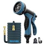 Garden Hose 15m Hose Pipes with 10 Modes Water Spray Gun Expandable Hose Pipe Spray Gun for Garden, Garden Hose Reel (50FT)