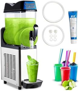 12L Commercial Slushy Machine, 3.2 Gal One Tank Margarita Maker, 430W Frozen Drink Machine, Food-Grade PC Tanks & Stainless Steel, Ideal for Restaurants Bars Pool Parties