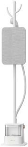 TechBear Stand Garment Steamer, 2000W, 40g/min Continuous Steam. 3 Steam Settings, 1.8L Water Tank, Easy Rinse Descaling, Ironing Board 42×31cm