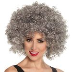 Boland 10103155 BOL86025 Wig Afro Super Luxury Brunette Man, Standard, Multicolour, Taglia unica