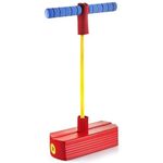 Clopic Foam Pogo Jumper for Kids - Safe & Fun Jumping Stick with Squeaky Sounds - Supports Up to 250 lbs - Perfect Gift for Boys & Girls Assorted Color - Pack of 1