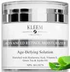 Retinol Cream for Face - Anti Aging Face Cream with Hyaluronic Acid & Vitamin E - Natural & Organic Anti Wrinkle Face Moisturizer for Women & Men to Reduce Wrinkles, Dark Spots, Fine Lines, Sun Damage