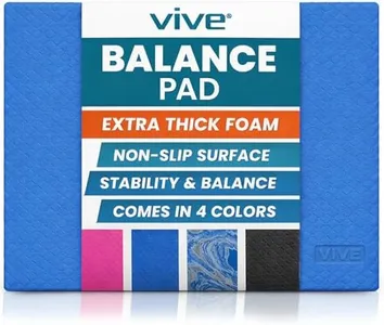 Vive Balance Pad - Foam Board Yoga Mat Block for Physical Therapy, Stability, Workout, Knee and Ankle Exercise - Equipment for Strength Training, Rehab - Large Floor Pad for Adults, Kids