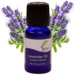 SVATV Lavender Essential Oil For Yoga Massage & Therapeutic Grade, Boost Uplifted Mood & Room Fragrance Oil for Diffuser, Aromatherapy Oils, DIY Personal Care - 10ml