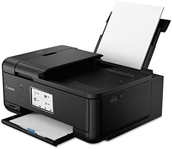 Canon TR8520 All-In-One Printer For Home Office |Wireless | Mobile Printing | Photo and Document Printing, AirPrint(R) and Google Cloud printing, Black