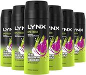 Lynx Epic Fresh grapefruit & tropical pineapple deodorant Bodyspray 48 hours of odour-busting zinc tech 150 ml pack of 6