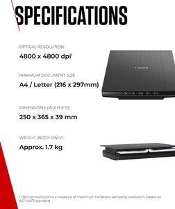 Canon LiDE 400 Flatbed Scanner – High-Resolution, Black