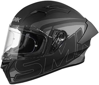 SMK Stellar Sports Stage Full FACE Helmet with PINLOCK Fited (MA262)-M