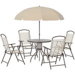 Outdoor Table Set With Umbrella