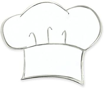 PinMart Chef's Baker's Hat Culinary Kitchen Enamel Lapel Pin, 10, enamel