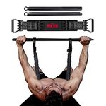 INNSTAR Adjustable Bench Press Band with Bar, Upgraded Push Up Resistance Bands, Portable Chest Builder Workout Equipment, Arm Expander for Home Workout,Gym & Travel(Black-200lbs)