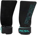 PICSIL Falcon Grips, Tough & Resistant Workout Grips, Hand Grips for Weightlifting & Gymnastics, Made of Soft, Breathable Carbon Fabric, Blocks Rips, Calluses, & Blisters, Unisex ((G(S/M), Blue)