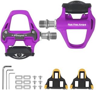 Pinsync Road Bike Clipless Pedals Compatible with SPD-SL Cleats, 9/16-Inch