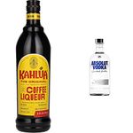 Kahlua Coffee Liqueur, 700ml & Absolut Original Swedish Vodka, 70 cl