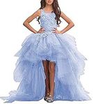 Gzcdress High Low Pageant Dress for