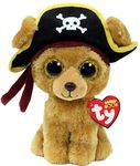 Ty Rowan Pirate Dog Beanie Boo Regular | Halloween 2022 Beanie Baby Soft Plush Toy | Collectible Cuddly Stuffed Teddy