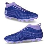 Aivin Pro Rattle Snake Football Stud, Lightweight Insole Provides More Comfort and Grip, Football Shoes for Men(Royal Blue, Numeric_9)