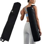 Ogetok Yoga Mat Bag, Full Zip Exercise Yoga Mat Carrier Bag with Adjustable Strap, Waterproof Yoga Mat Carry Bag Strap for Most Yoga Mats to Gym Class Beach Park Travel for Women & Men (Black)