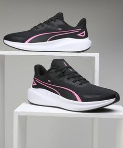 PUMA Skyrocket LITE Unisex Running Shoes, Black-Sun Stream, Size 10 UK