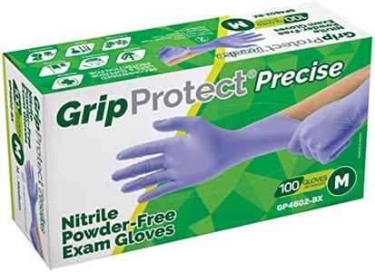 GripProtect Precise Nitrile Exam Gloves | 4 Mil | Chemo-Rated | (Medium, 100)