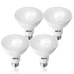 PAR30 LED Bulb 3000K Warm White Long Neck Flood Light Dimmable 12W(75W Halogen Equivalent) E26 40 Degree Spotlight 4 Pack