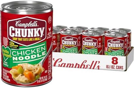 Campbell’s Chunky Soup, Healthy Request Chicken Noodle Soup, 16.1 Oz Can (Case of 8)