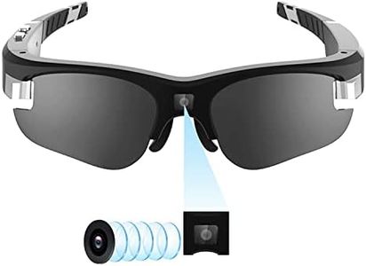 RERBO Camera Sunglasses Videoing 1080P Full HD Video Recording Glasses with Polarized UV400 Protection Safety Lenses for Outdoor Sports