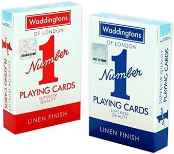 Waddingtons Number 1 Classic Red and Blue Twin Pack