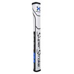 SuperStroke Traxion Pistol GT™ Tour Golf Putter Grip, Black/Blue/White (Pistol GT™ 1.0 Tour) | Advanced Surface Texture That Improves Feedback and Tack | Minimize Grip Pressure | Tech-Port