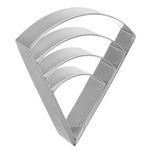 HARFINGTON Pizza Slice Cookie Cutter Set Assorted Sizes Stainless Steel Candy Corn Baking Pastry Cookie Cutters Molding for Pastry Fondant Cake Cookie