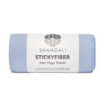 Shandali Hot Yoga Towel - Stickyfiber Mat-Sized, Microfiber, Super Absorbent, Anti-Slip, Injury Free, 24" X 72" Best Bikram Exercise, Fitness, Pilates, and Gear