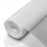 EASYHOME Multipurpose 60cm x 5m Waterproof EVA Anti Slip Mat for Kitchen, Bathroom Cabinet Kitchen Drawer Shelf Mats Liner Sheets Roll, Non-Slip Fridge Mat, Table Mat (60cm x 5 Metres Roll, Clear)